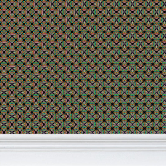 Sweet Pea Wallpaper-Multicolour