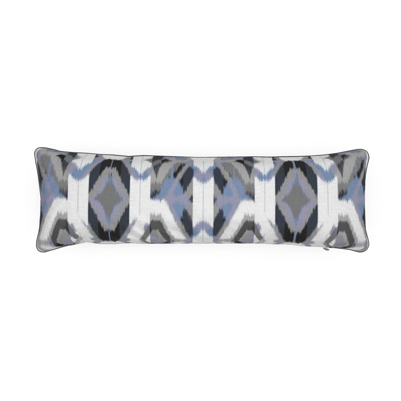 Mist Bolster Cushion-White/Grey