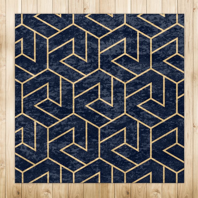 Polygon Velvet Rug