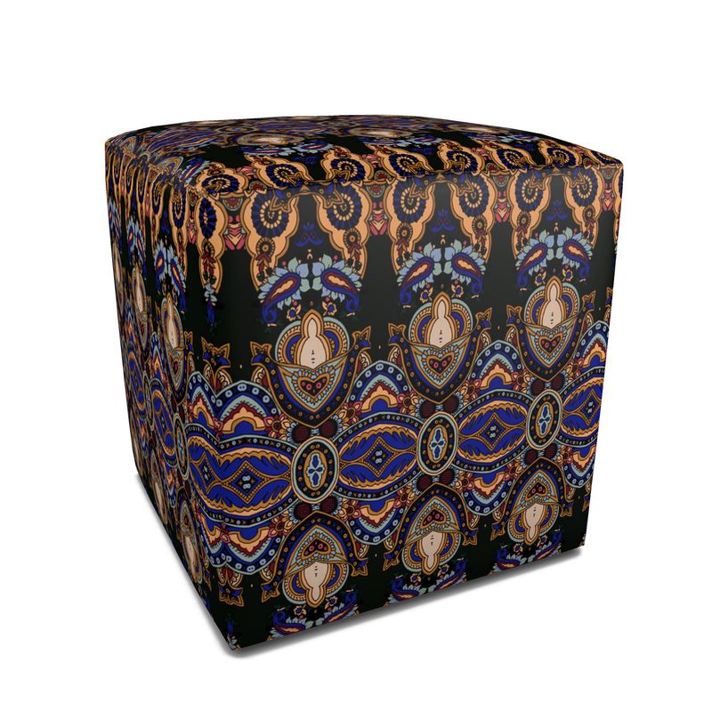 Heritage Pouf-Multicolour