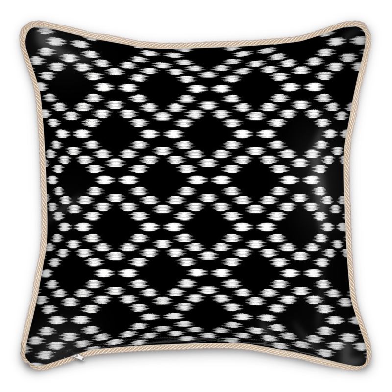 Noire Silk Cushion