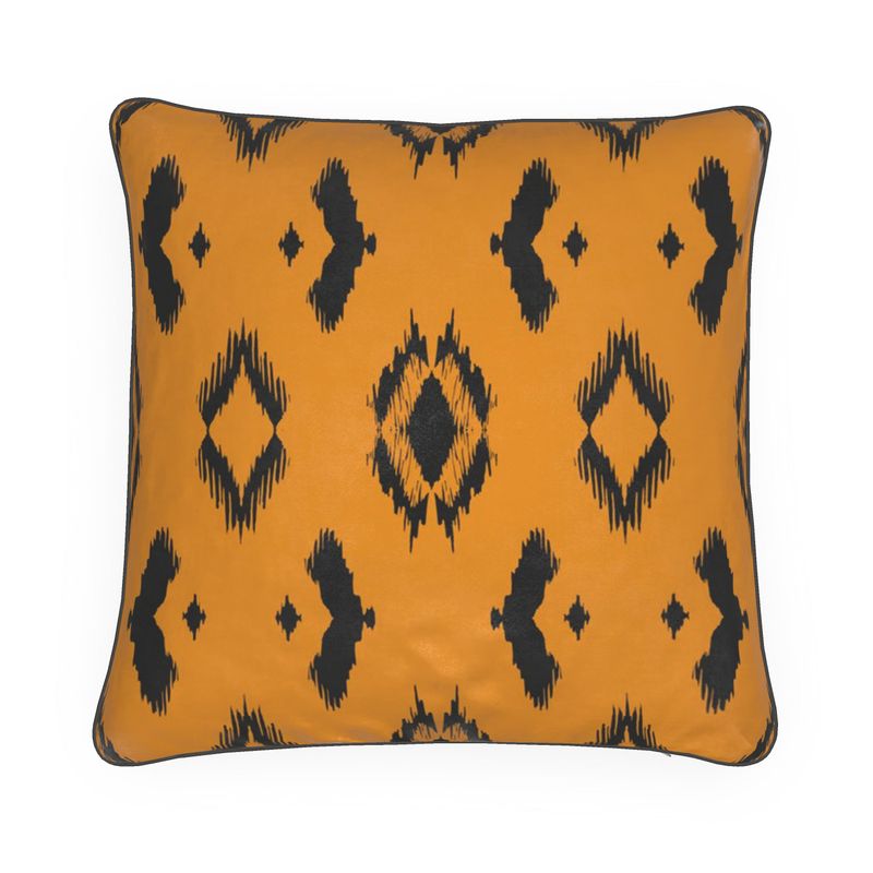 Curry Velvet Cushion