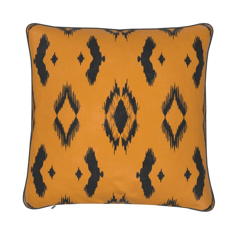 Curry Velvet Cushion